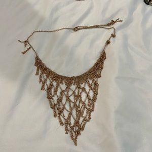 Kendra Scott rose gold statement necklace